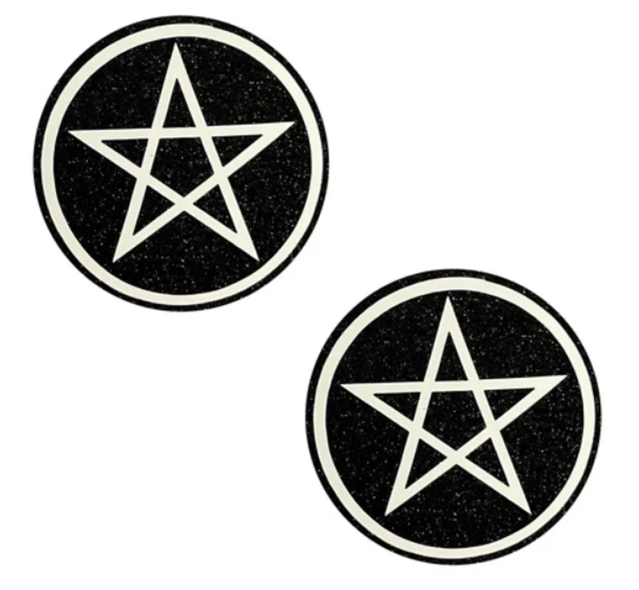 Neva Nude Wicca Black Glitter Pasties | Festivals | Applications And Prosthetics 1 Neva Nude Wicca Black Glitter Pasties | Festivals | Applications And Prosthetics