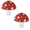 Neva Nude Red White Glitter Mushroom Pasties | Festivals | Applications And Prosthetics