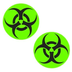 Neva Nude Green Toxic Pasties | Festivals | Applications And Prosthetics