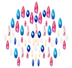 Neva Nude Loose Crystals - Pink Blue Red | Festivals | Applications And Prosthetics