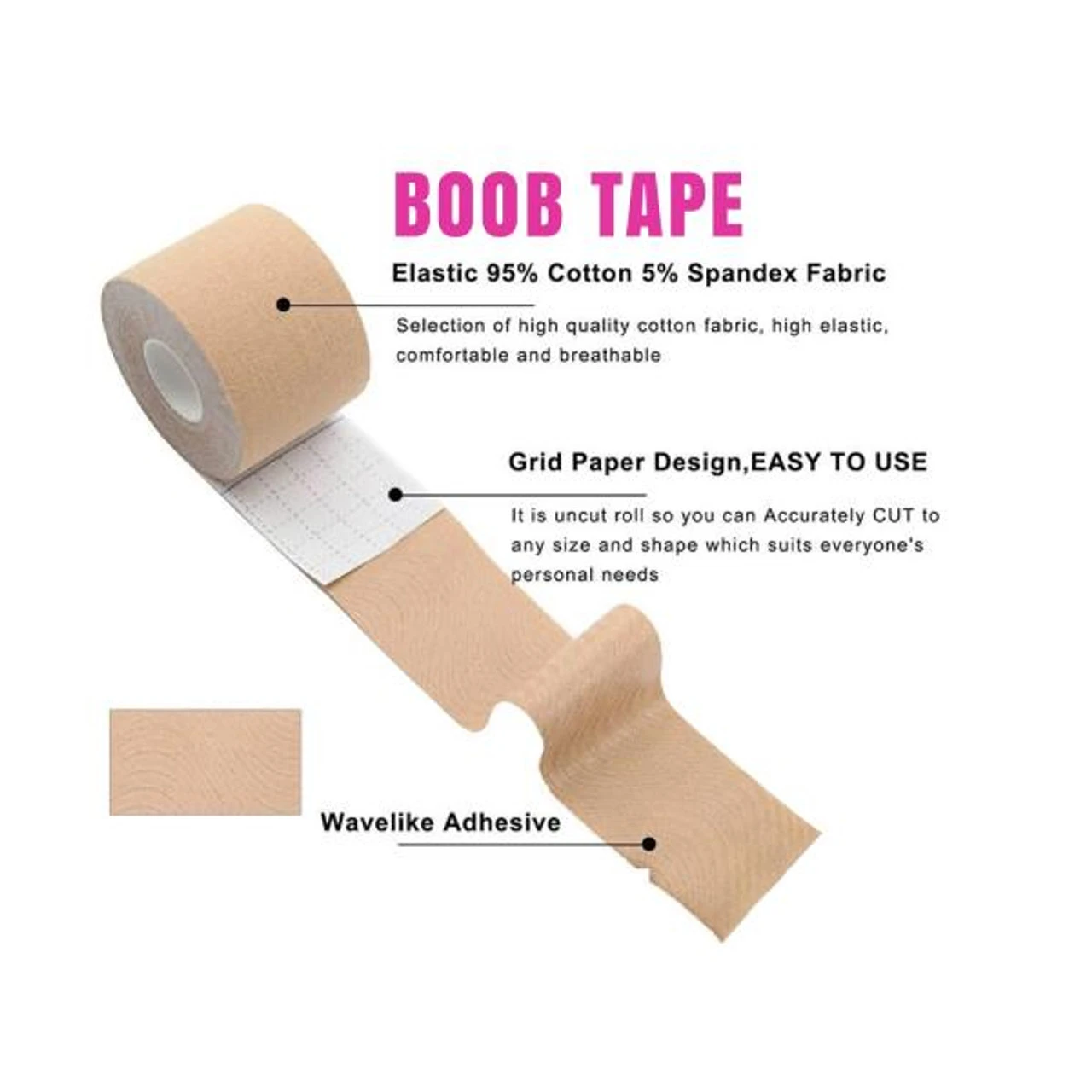 Neva Nude 5 Meter Breast Tape - Honey | Festivals | Applications And Prosthetics 1 Neva Nude 5 Meter Breast Tape - Honey | Festivals | Applications And Prosthetics