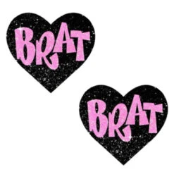 Neva Nude Brat Black Heart Pasties | Festivals | Applications And Prosthetics