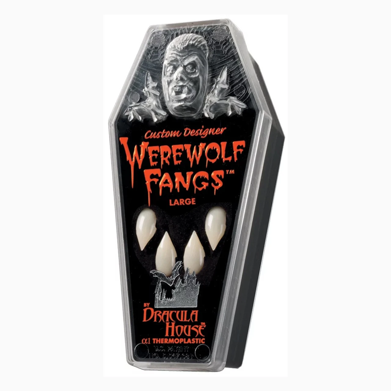 Large Werewolf Fangs - 4 Teeth | Prosthetics | Applications And Prosthetics 1 Large Werewolf Fangs - 4 Teeth | Prosthetics | Applications And Prosthetics