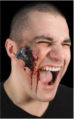 Bloody Bolt Latex Appliance | Woochie | Applications And Prosthetics