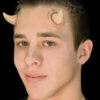 Small Universal Devil Horns Latex Appliance | Woochie | Applications And Prosthetics