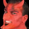 Large Red Devil Horns Latex Appliance | Woochie | Applications And Prosthetics