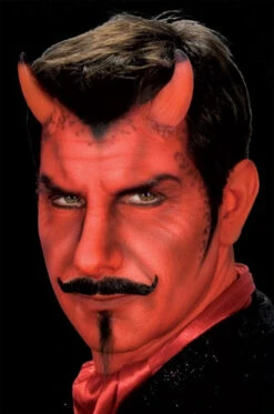 Small Red Devil Horns Latex Appliance | Woochie | Applications And Prosthetics