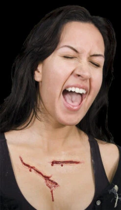 2 Piece Slash Set Latex Appliance | Woochie | Applications And Prosthetics