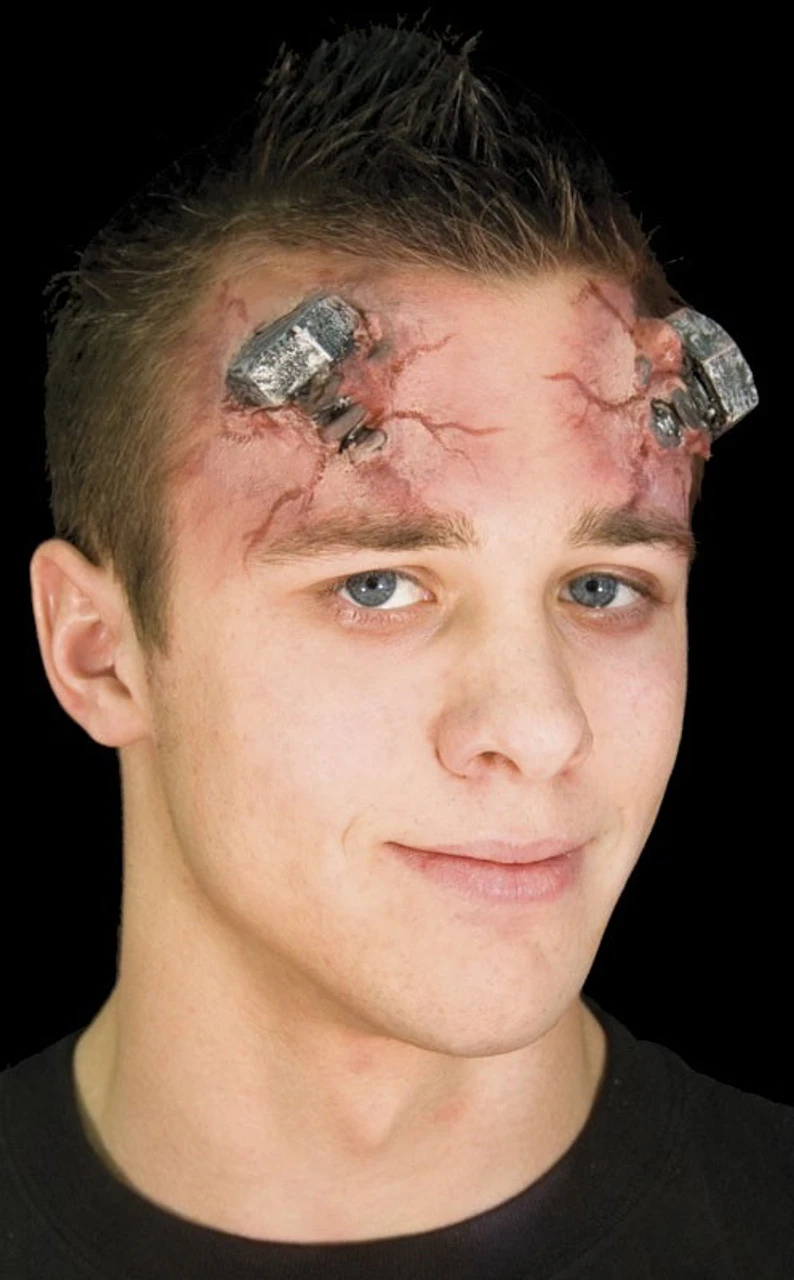 Frankly Bolts Frankenstein Latex Appliance | Frankenstein | Woochie | Applications And Prosthetics 2 Frankly Bolts Frankenstein Latex Appliance | Frankenstein | Woochie | Applications And Prosthetics - Image 2