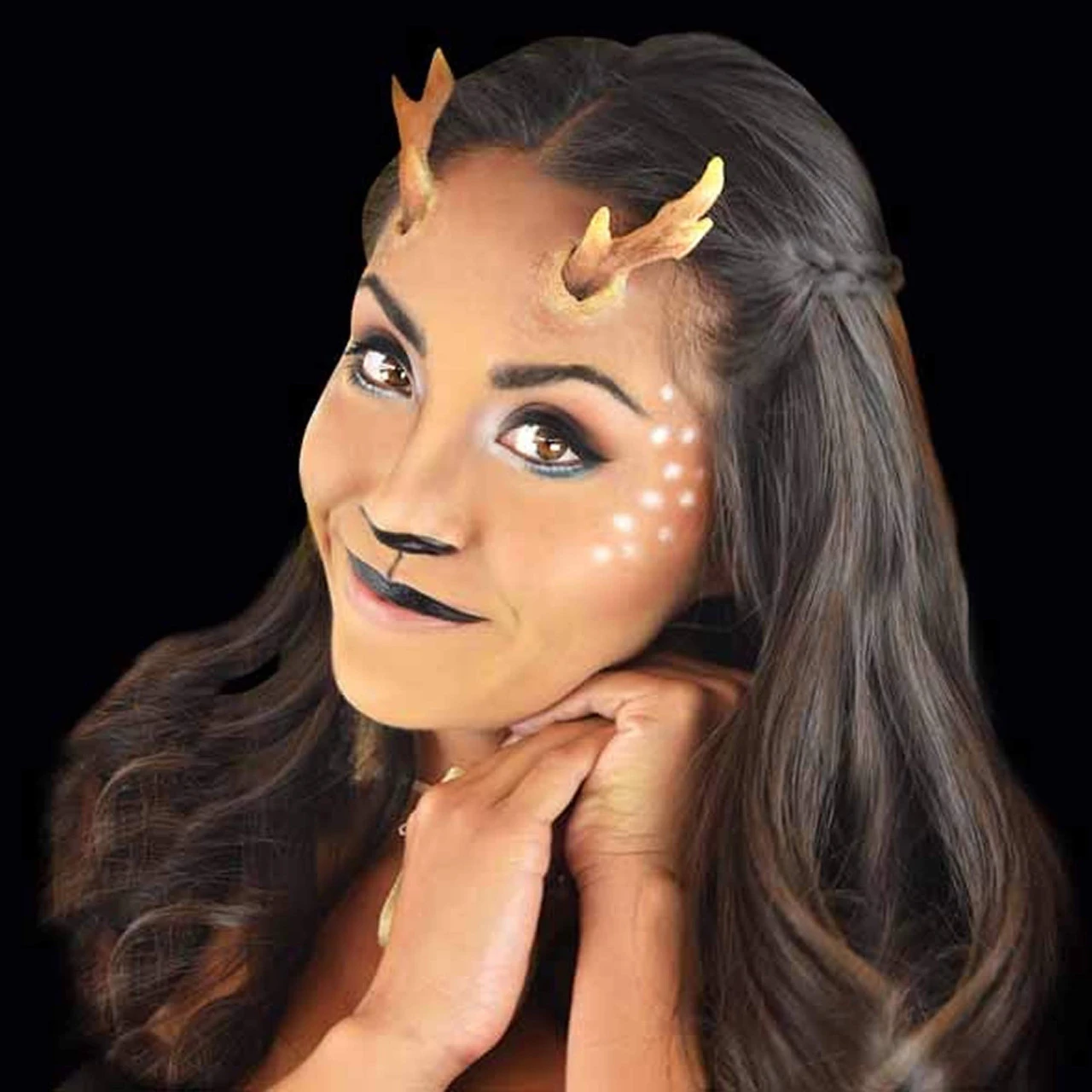 Small Deer Antlers Latex Appliance | Woochie | Applications And Prosthetics 1 Small Deer Antlers Latex Appliance | Woochie | Applications And Prosthetics