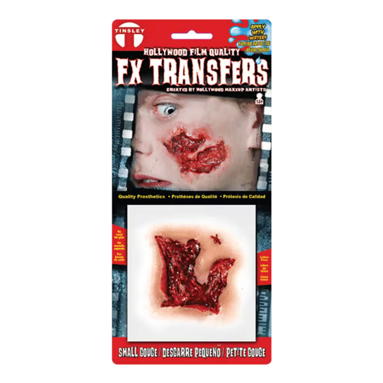 Small Gouge 3D Water Applied FX Transfer | Tinsley | Applications And Prosthetics 1 Small Gouge 3D Water Applied FX Transfer | Tinsley | Applications And Prosthetics