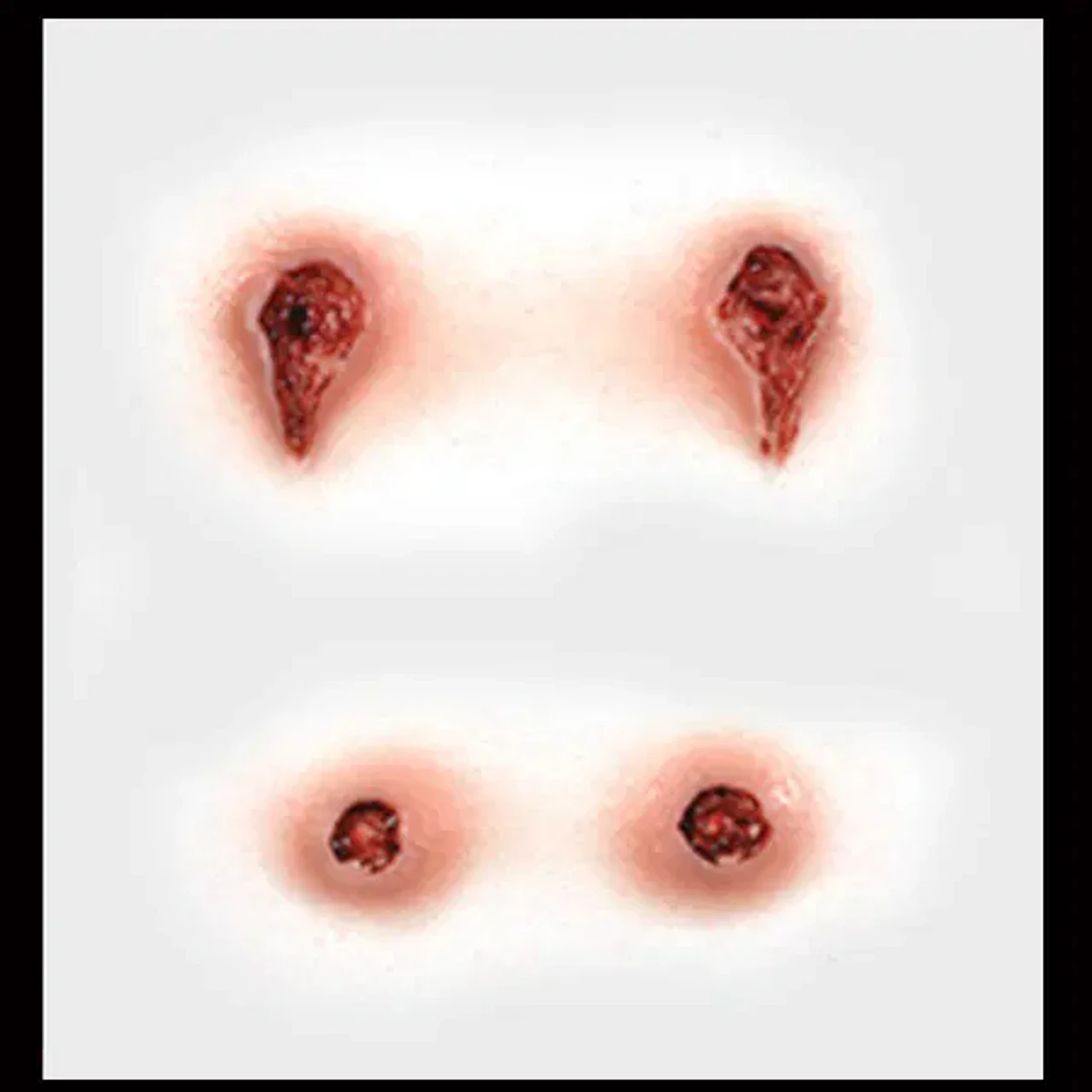 Vampire Bites 3D Water Applied FX Transfer | Tinsley | Applications And Prosthetics 2 Vampire Bites 3D Water Applied FX Transfer | Tinsley | Applications And Prosthetics - Image 2