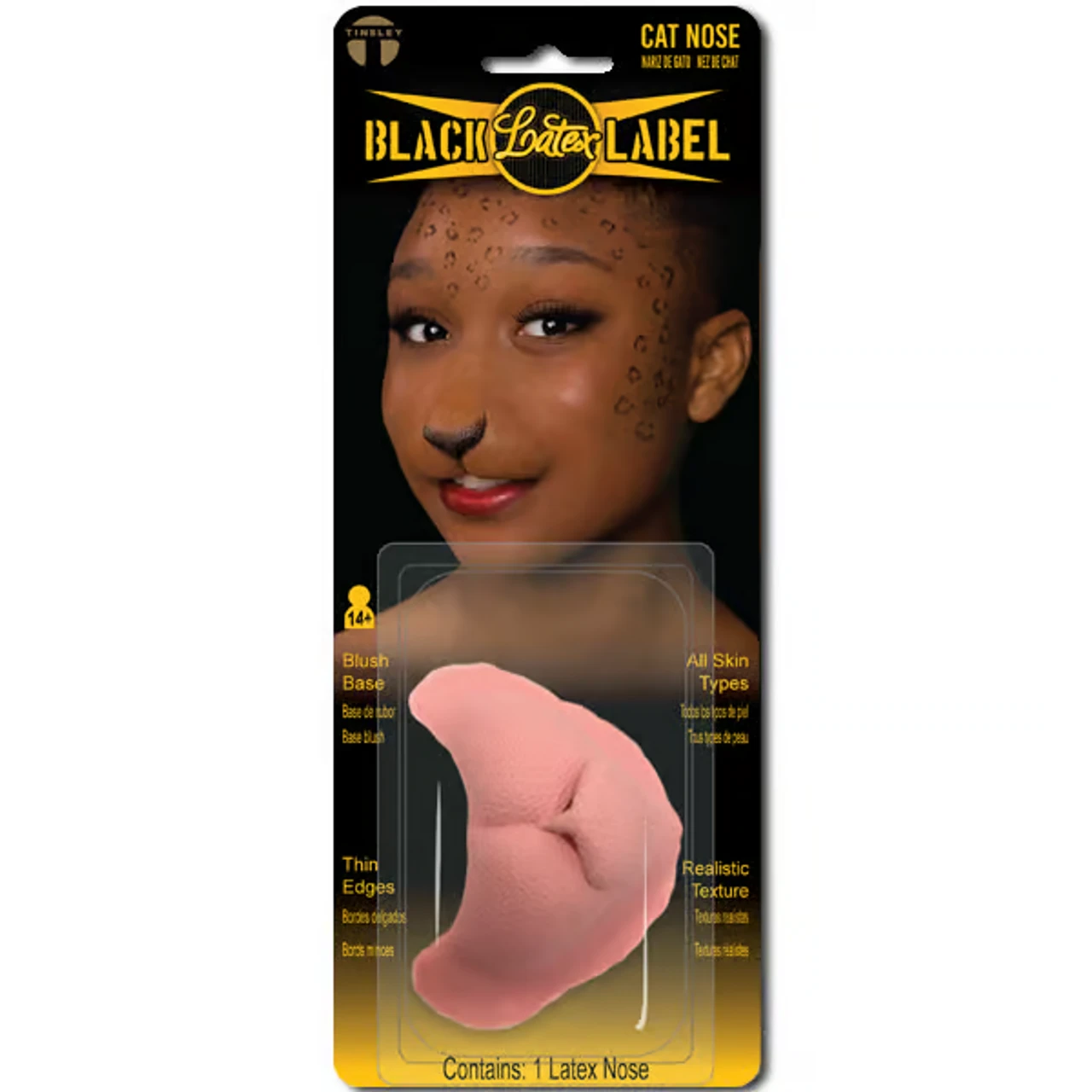 Cat/Grinch Nose Latex Appliance | Tinsley | Prosthetics | Special Effects 1 Cat/Grinch Nose Latex Appliance | Tinsley | Prosthetics | Special Effects