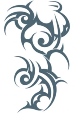 Tapped Out Tribal Tattoo | Tinsley | Temporary Tattoos
