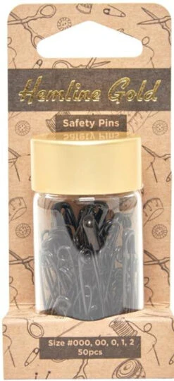 Black Assorted Size Safety Pins | Tools | Cosplay Supplies