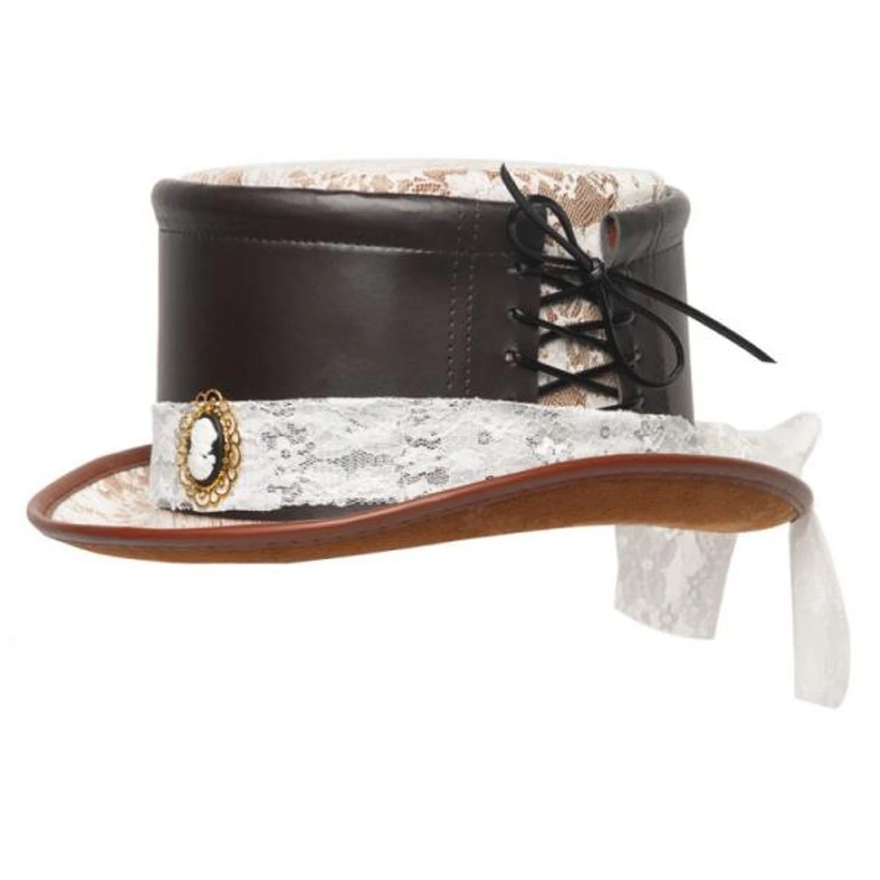 Steampunk Lace Top Hat | Hats | Hats And Headpieces 1 Steampunk Lace Top Hat | Hats | Hats And Headpieces