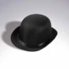 Black Satin Finish Derby Hat | Hats | Hats And Headpieces