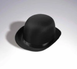 Black Satin Finish Derby Hat | Hats | Hats And Headpieces