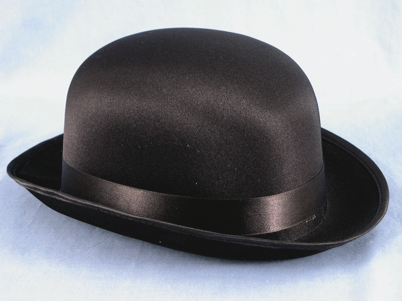 Black Satin Derby Hat | Hats | Hats And Headpieces 1 Black Satin Derby Hat | Hats | Hats And Headpieces
