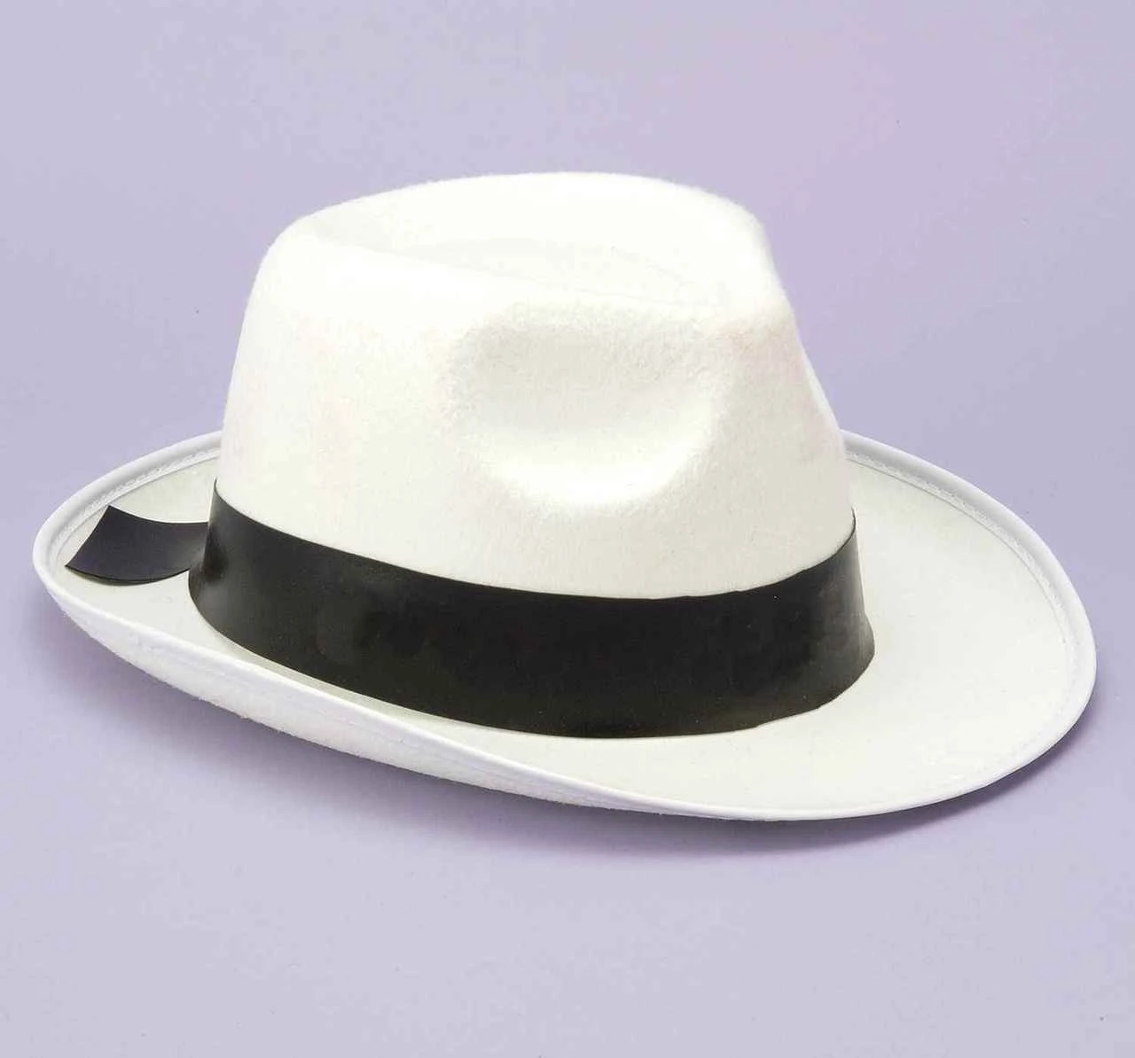 White Gangster Fedora Hat | Hats | Hats And Headpieces 1 White Gangster Fedora Hat | Hats | Hats And Headpieces