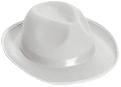 Fedora White Deluxe | Hats | Hats And Headpieces