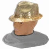 Gold Sequin Fedora Hat | Hats | Hats And Headpieces