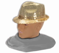 Gold Sequin Fedora Hat | Hats | Hats And Headpieces