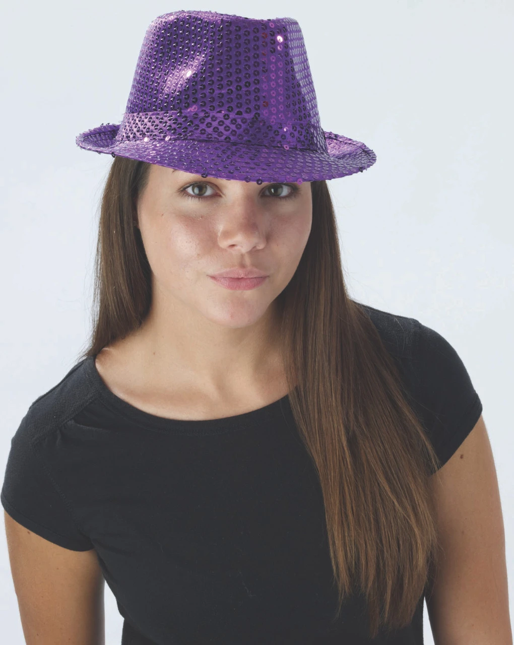 Purple Sequin Fedora | Hats | Hats And Headpieces 1 Purple Sequin Fedora | Hats | Hats And Headpieces