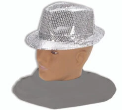 Silver Sequin Fedora | Hats | Hats And Headpieces