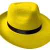 Yellow Gangster Fedora Hat | Gangster Hats | Hats And Headpieces
