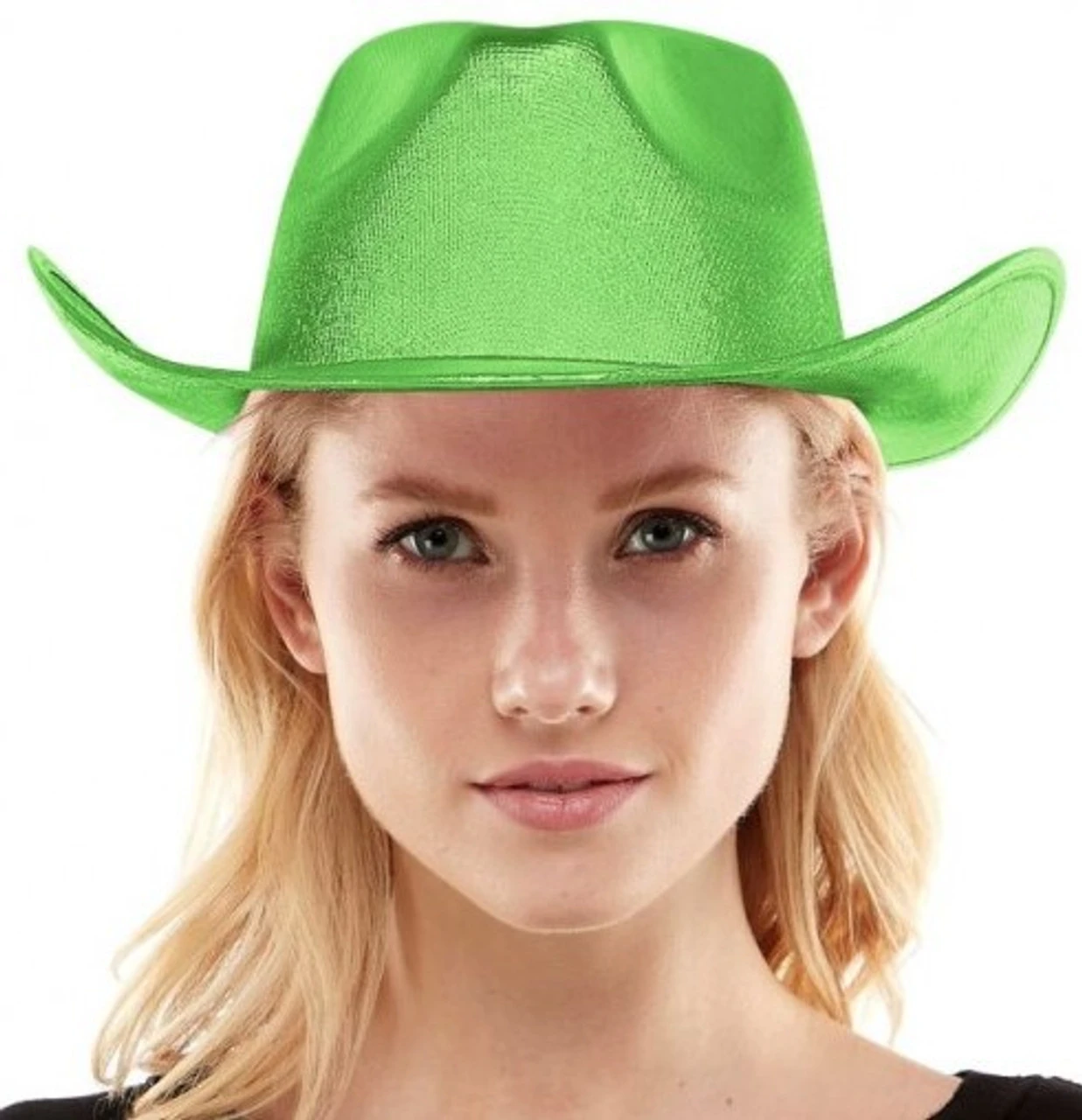 Green Metallic Cowboy Hat | Festivals | Hats And Headpieces 1 Green Metallic Cowboy Hat | Festivals | Hats And Headpieces