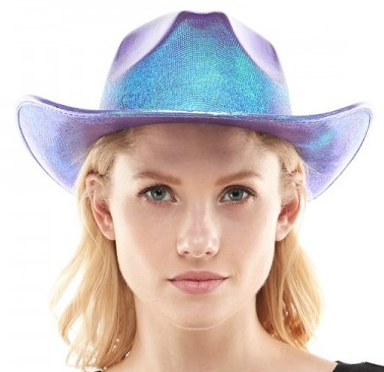 Purple Metallic Cowboy Hat | Festivals | Hats And Headpieces 1 Purple Metallic Cowboy Hat | Festivals | Hats And Headpieces
