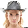 Yellow Metallic Cowboy Hat | Festivals | Hats And Headpieces