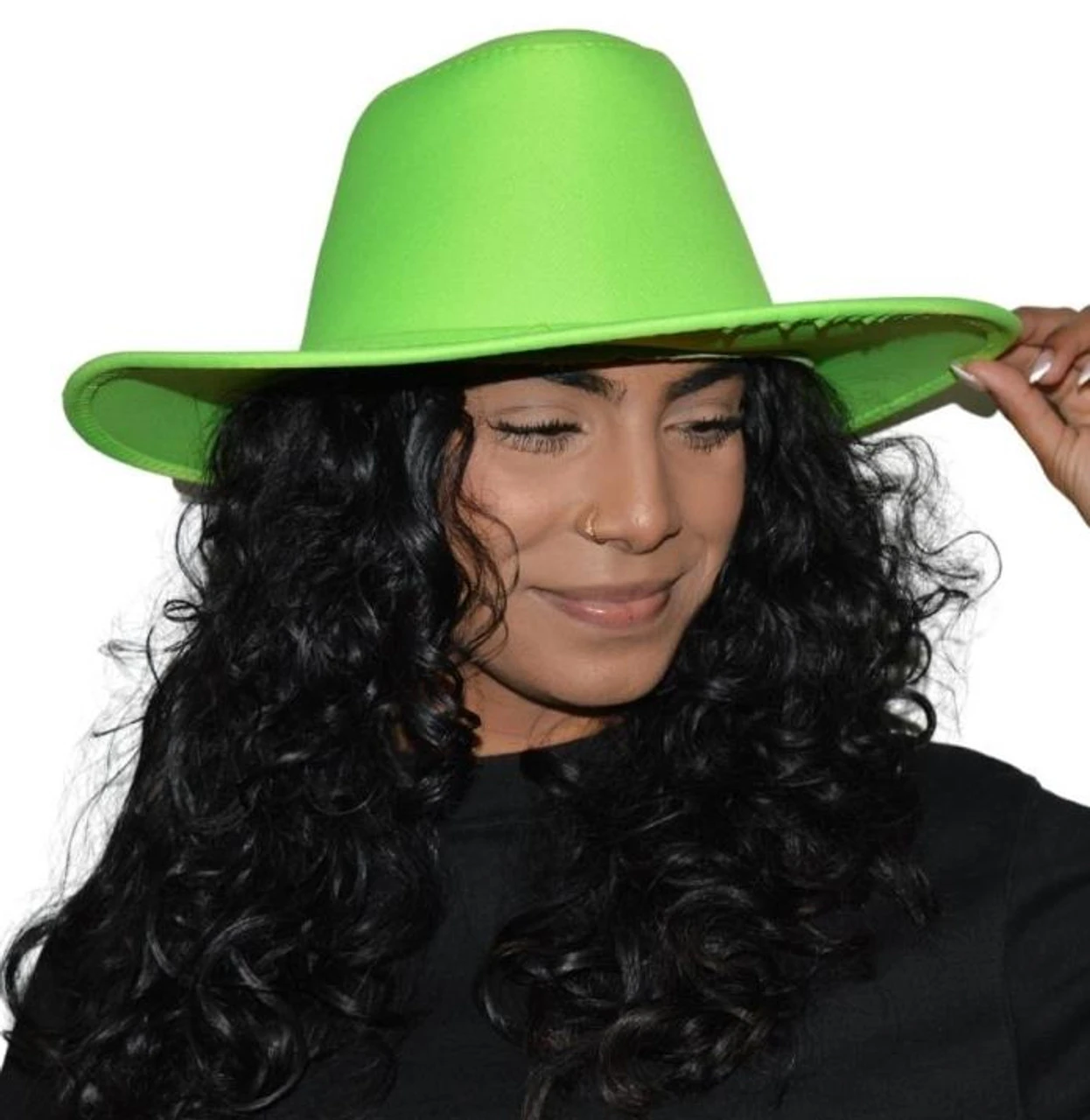 Lime Green Cowboy Hat | Festivals | Hats And Headpieces 1 Lime Green Cowboy Hat | Festivals | Hats And Headpieces
