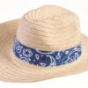 Straw Cowboy Hat Blue | Hats | Hats And Headpieces