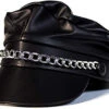 Biker Punk Faux Leather Hat | Hats | Hats And Headpieces