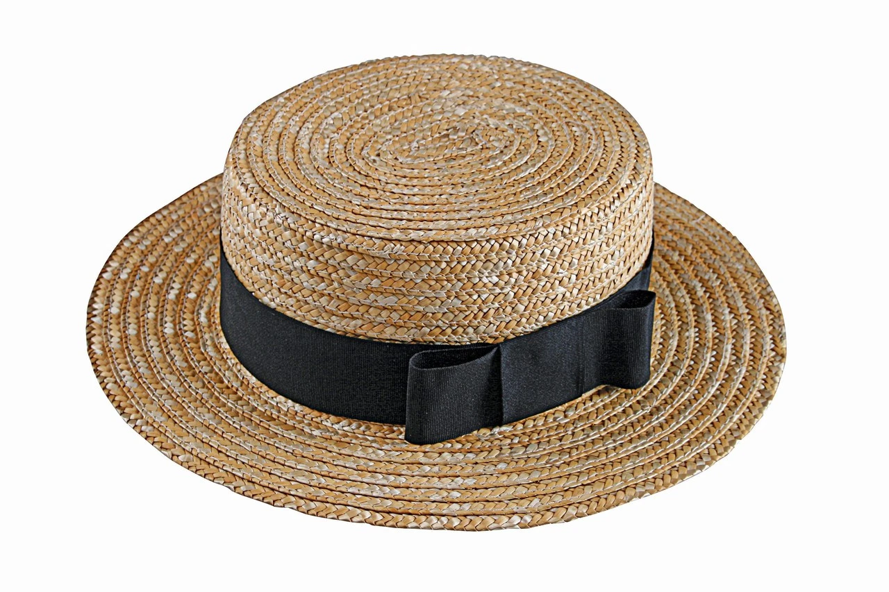 Ricky Ricardo Straw Boater Hat & Bowtie | Hats | Hats And Headpieces 1 Ricky Ricardo Straw Boater Hat & Bowtie | Hats | Hats And Headpieces