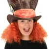 Mad Hatter Hat With Hair - Children's | Hats | Hats And Headpieces