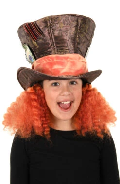Mad Hatter Hat With Hair - Children's | Hats | Hats And Headpieces