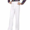 70s White Bell Bottom Disco Pants | 1970s | Costume Pieces