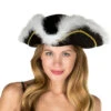 Soft Pirate Hat W/Feather Trim | Pirates | Hats And Headpieces
