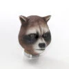 Brown Raccoon Latex Mask | Animals | Accessories