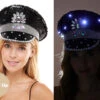 Light Up Festival Hat Black | Festivals | Hats And Headpieces