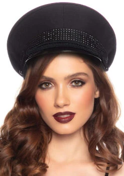 Rhinestone Officer Hat | Jobs | Hats And Headpieces