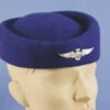 Blue Flight Attendant Hat | Stewardess Hat | Aviation | Hats And Headpieces