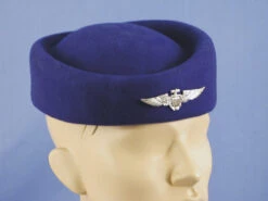Blue Flight Attendant Hat | Stewardess Hat | Aviation | Hats And Headpieces