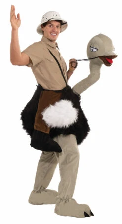 Ostrich Ride On Costume | Animals | Mens Costumes