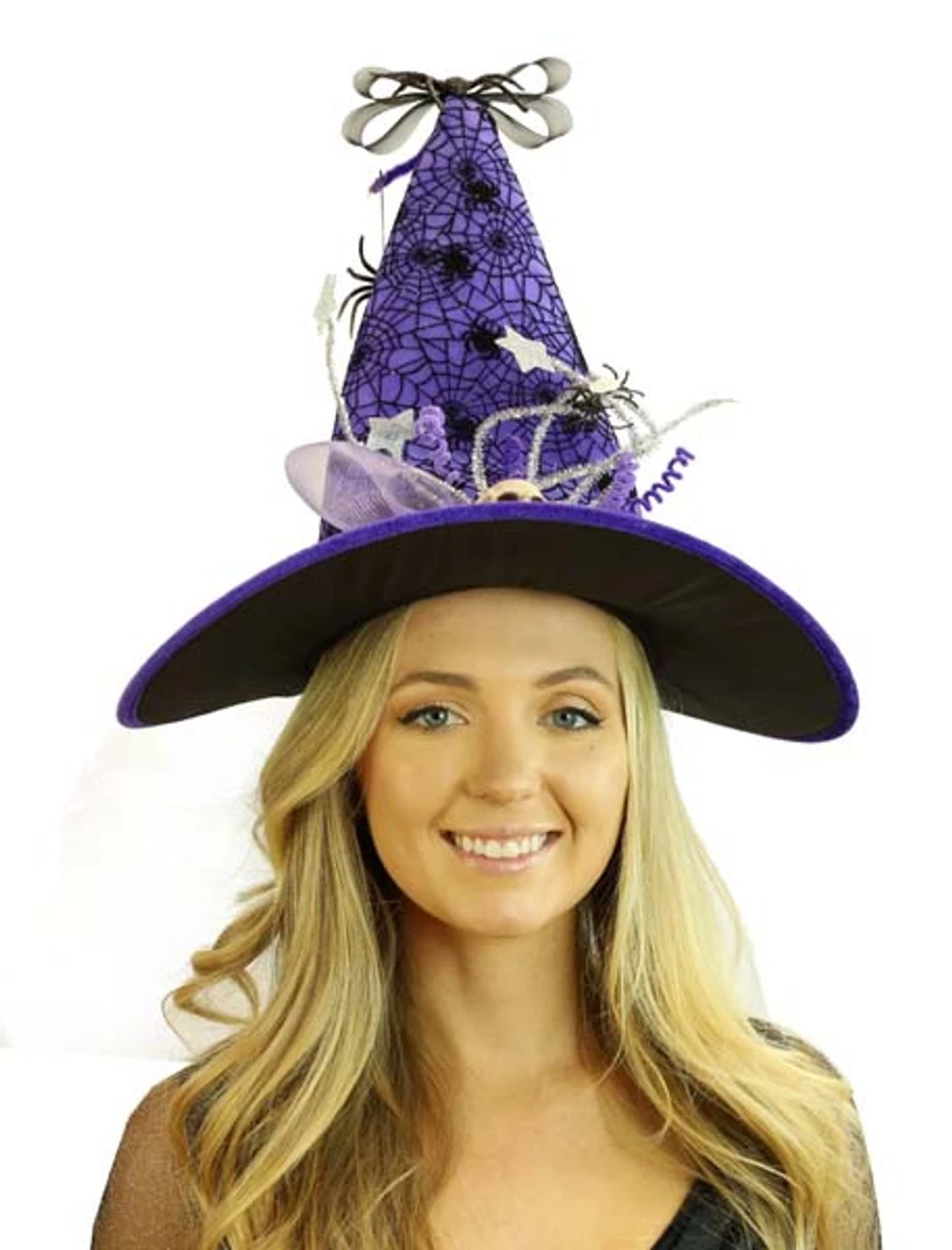 Purple Witch Hat | Halloween | Hats And Headpieces 1 Purple Witch Hat | Halloween | Hats And Headpieces