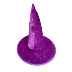 Purple Moon And Star Witch Hat | Halloween | Hats And Headpieces