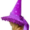 Purple Moon And Star Witch Hat With Bow | Halloween | Hats And Headpieces